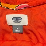 Old Navy Vibrant Orange Dress with Floral Detail Photo 1