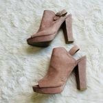 Report Libbie Taupe Dress Sandal Heel 7.5 Tan Photo 3