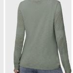 Frye Women's Pointelle Cardigan, Sage, Size Large, NWT Photo 4