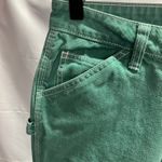 Dickies ‎ Carpenter Pants Juniors 1/25 Green Cargo Utility Grunge Mid-Rise Photo 2