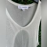 Good American NWT -  Extreme Sheer Sleeveless White Bodysuit High Cut Open Back Photo 5