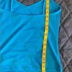 Nicole Miller Nicole Miller Teal Tank Top Photo 6