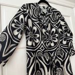 Anthropologie  Maeve‎ Gregarious Garden Floral Shirt Dress Size Small Drawstring Photo 6