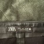 ZARA  Women’s Skinny Faux Leather Pants Zipper Detail Size Small Photo 5