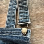 Pink Lily  Denim Overall Shorts Photo 4