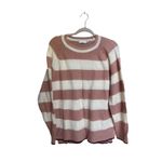 Lush Clothing Lush Nordstrom Mauve Cream Long Sleeve Sweater Size‎ Medium New without Tags Photo 1