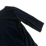 Bryn Walker  Velour Black Pullover Tunic Top Blouse Long Length Size Medium Women Photo 5