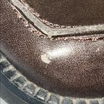 SO  Brown Loafers Chunky Heel with Chain Detail, Y2K, Size 10 Photo 6