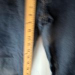 Angels Jeans Y2k Button Pockets Mid Rise Dark Wash Cuffed Capri Jeans Size 10 Blue Photo 3