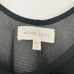 Aritzia New  Azure Skies Sheer Mesh Back Camisole Arago Tank Top Black Photo 13