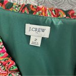 J.Crew  Ruffle V-neck Mini Dress Tropical Floral Size 2 Photo 8