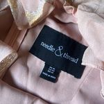 Needle & Thread Pink Ruffled Maxi Dress with Gold Accents Photo 4