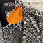 Merona Womens 2 Blazer Black White Gray Wool Blend 1 Button Professional Jacket Photo 7