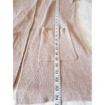 Esprit EDC Womens Sweater Cardigan Sz Small Open Ribbed Hoodie Minimalist Brown Photo 9