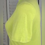 Michael Kors Stretchy Zip Front Short Sleeve Polo Chartreuse-Medium Photo 3