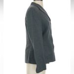 Cache Vintage Gold Label Zion New York Grey Shimmer Blazer Jacket Wool Size 4 Photo 7
