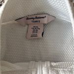 Tommy Bahama  Womens Quarter Long Sleeve Zip Shirt XL White‎ Golf Tennis Photo 5