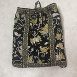 Vera Bradley  drawstring back pack yellow black Photo 1