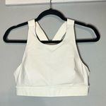 Lululemon Fast & Free Sports Bra White Padded Racerback Y Back No size dot Photo 2