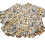 Sundance NWOT  Multicolor Floral Pintuck Blouse Small Photo 1