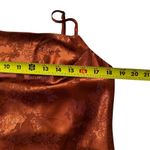 Princess Polly  Brown Satin Flowers Mini Dress Women Size 12 NWT | 12-16 Photo 5