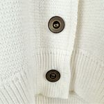 Free People Chamomile Cardi Ivory Sz S Button Front Oversized Relaxed Fit Chunky Photo 6