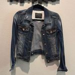 ZARA  Blue Jean Jacket Cropped Timeless Photo 0
