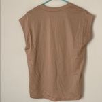 frame denim Frame Le Mid Rise V tee shirt blush tan NWT Photo 3
