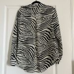 Princess Polly  Zebra Button Shirt Photo 1