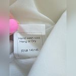 Tov White Sweatshirt Top Sheer Bottom Skirt sz 40 Dress With Slit Photo 7