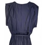 White House | Black Market NEW WHBM Dress Medium Blue Polyester Spandex Slit Back Photo 6