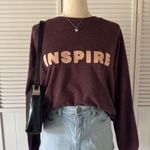Sonoma  Burgundy Inspire Patch Sweatshirt Photo 4