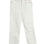 RE/DONE NWT White 90’s High Rise Loose Fit Denim Jeans Size 31 Photo 0