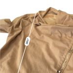BLANK NYC  Womens Tan Drape Moto Jacket Asymmetrical Zip Biker Size SMALL Photo 8