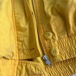 IZOD  Men’s Windbreaker Yellow Full Zip Silver Details Photo 3