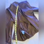 JS Collections JS Collection  layered Sleeve with cuff Jacket Blazer Brown Satin retro size 10 Photo 11