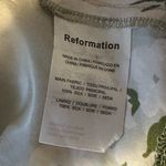 Reformation NWOT  Veria Silk Halter Dress in Tarragon Size 6 Photo 6