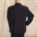 Kasper  2 Piece Pant Suit Careerwear Dark Brown 1990s Y2K Size 10 Photo 6