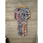 Trina Turk Bias Short Sleeve Mini V-Neck Dolman Dress Womens Multi Small NWT Photo 2