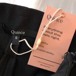 Quince Womens Ultra-Stretch Ponte Pintuck Ankle Pant Black S Photo 4