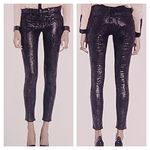 J Brand Shinny Boa Leggings EUC $228 Size 25 J365 Photo 1