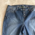 DIP Size 16 W Blue, High Rise Skinny Jeans‎ Repreve Blue Photo 3