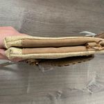 Violet Ray VR NYC Light beige  Braided O-Ring Messenger Crossbody Laser Cut Bag New w/Tags Photo 4