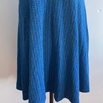 Lands' End Women's Blue Geometric Pattern Fit & Flare Dress Size XL (18) Photo 2