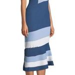 Jonathan Simkhai rib-knit colorblock lace-up midi dress size S small Photo 1