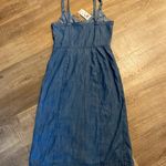 F&F Denim Jumper Jean Dress Photo 4