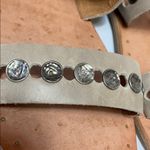 Frye  Ally 2 band hammered disk sling sandals gray size 7 Photo 3