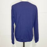 Halogen  Womens Sz Small Bow Top Sweatshirt Navy Long Sleeve Crew Neck Photo 7