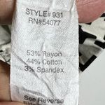 CAbi  Coupe Bomber Jacket Black and Ivory Patchwork Design - Size Large Photo 2