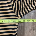 Xhilaration Tan/Black Stripe Bodycon Medium Dress Photo 8